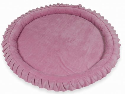 Podložka/hniezdo na hranie s volánikmi Fancy+ Velvet 100 cm