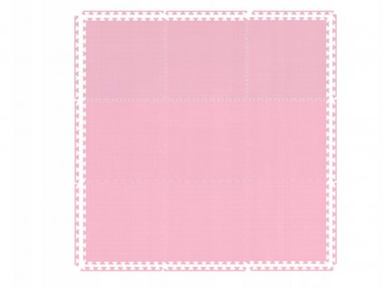 Penová podložka na hranie Puzzle XXL 180x180 cm Pink mood