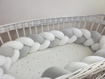 Mantinel do postieľky Vrkoč 300 cm Handmade