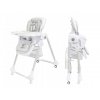 Detská jedálenská stolička BABY MIX UR-YQ-B003S sivá