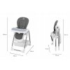 Detská stolička na kŕmenie Lionelo Linn Plus