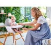 Drevená stolička na kŕmenie Kinderkraft Fini sivá