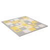 Penová podložka na hranie PUZZLE KINDERKRAFT LUNO yellow