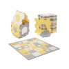 Penová podložka na hranie PUZZLE KINDERKRAFT LUNO yellow