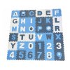 Penová podložka na hranie Puzzle Abeceda XXL blue