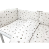 Mantinel do postieľky Exclusive 180x30 listy