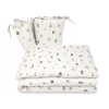 Mantinel do postieľky Exclusive 180x30 listy