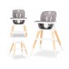 Lionelo Mona detská jedálenská stolička 4v1