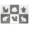 Edukačné penové puzzle BW Animals 180 x 120