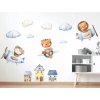 Detské samolepky na stenu Uniqe Planes City 100x60 cm