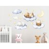 Detské samolepky na stenu Uniqe Clouds 100x60 cm