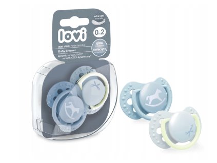 Dynamický cumeľ Lovi Mini My little love 0-2 m 2 ks (Farba ružová)