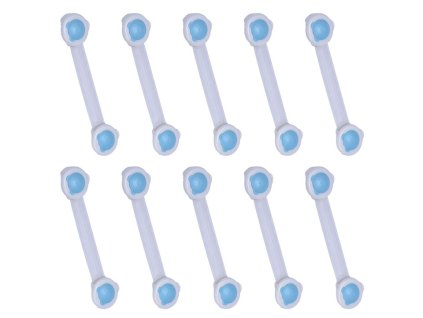 Dlhé zamykanie šuplíkov, chladničiek, skriniek 10 ks