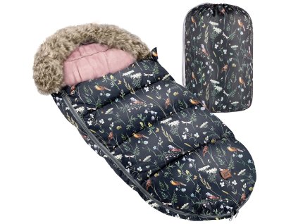 3440 fusak na zimu s golierom a obalom herbal