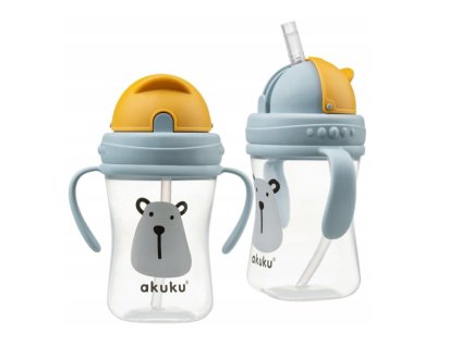 Detská fľaša bidon Akuku 300 ml (Farba sova)