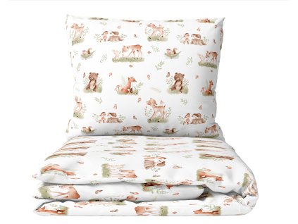 4778 detske obliecky 120x90 pastel forest