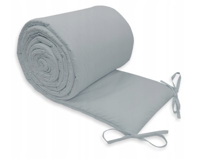 5597 jednofarebny sivy mantinel do postielky 360x30