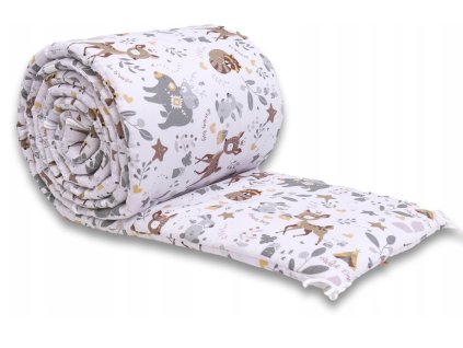 5828 2 mantinel do postielky 360x30 siva srnky