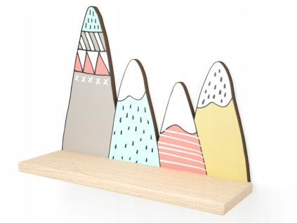 Drevená polička Hory