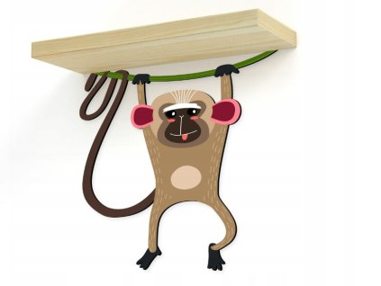 6350 drevena policka sladka opicka