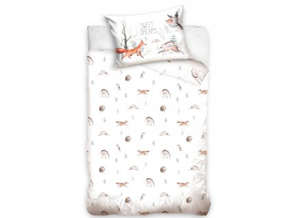 Dizajnové detské obliečky 120x90 Silence in the forest