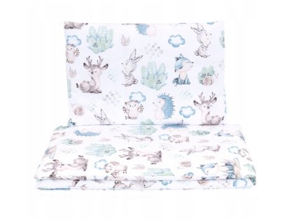 6654 1 detske obliecky 120x90 modre zvieratka