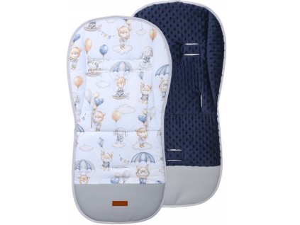 Obojstranná vložka do kočíka Babymam Pastels