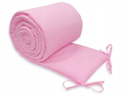 Mantinel do postieľky 360x30 ružový