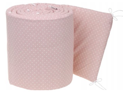 Mantinel do postieľky 360x30 lososový