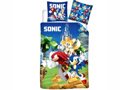 11844 detske obliecky 140x200 jezko sonic