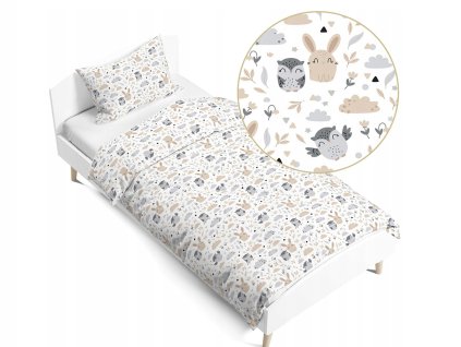 11859 detske obliecky 140x200 sovicky