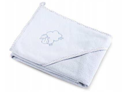 Detská osuška s kapucňou Bocio Sheep 100x100 cm