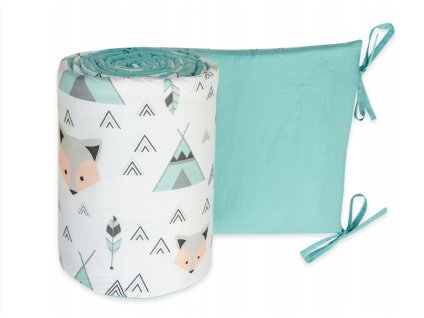 11937 mantinel do postielky 360x30 tyrkysova liska