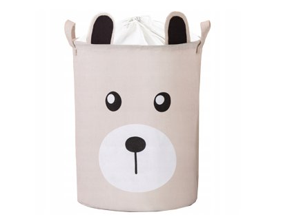 11943 2 kos na hracky animals bezovy 43l