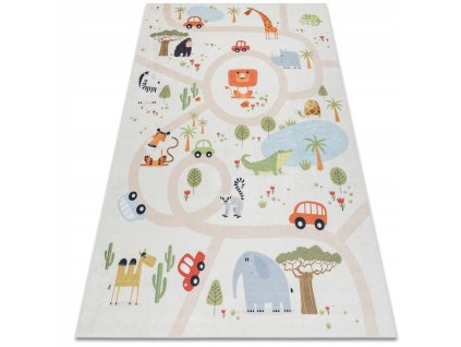 12066 pratelny koberec do detskej izby safari 80x150 cm