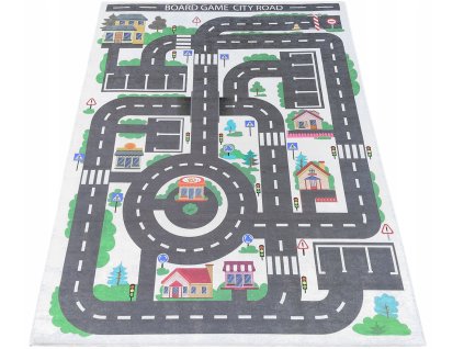Koberec do detskej izby križovatky a cesty120x80