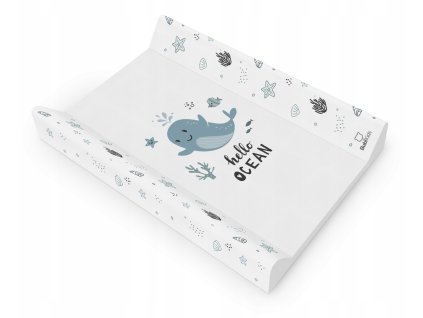 Tvrdá prebaľovacia podložka 70x47 Bubu Hello Ocean