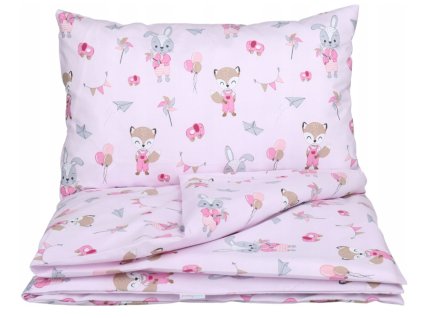 Detské obliečky 120x90 Líška so zajacom