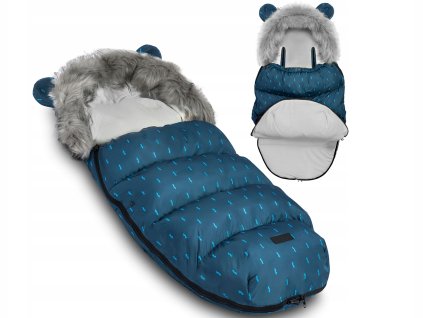 Fusak na zimu s goliérom Rico Blue