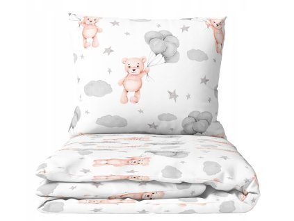 18458 detske obliecky 120x90 macko s balonom