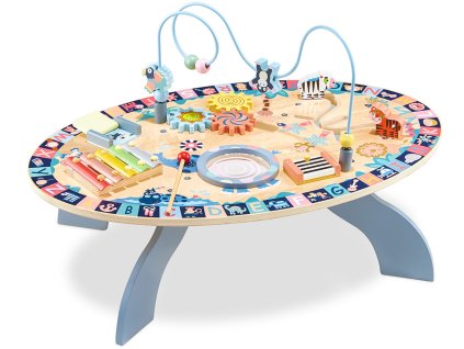 18497 senzoricky dreveny montessori stolik mam 7v1