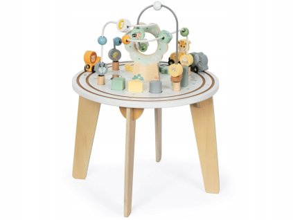 Senzorický drevený Montessori stolík MAM Train