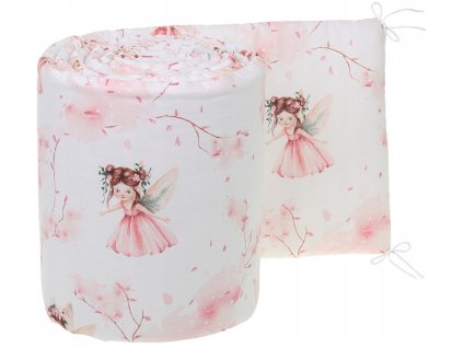 Mantinel do postieľky 360x30 Ružové víly