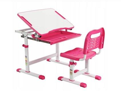 FunDesk Kit rastúci stôl so stoličkou (Farba sivá)