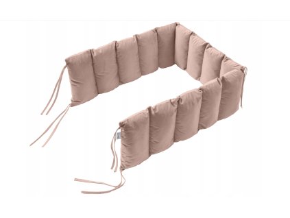 35681 4 ruzovy jednofarebny mantinel do postielky modul velvet 180x25