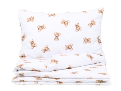 35786 detske obliecky 120x90 biela medvediky