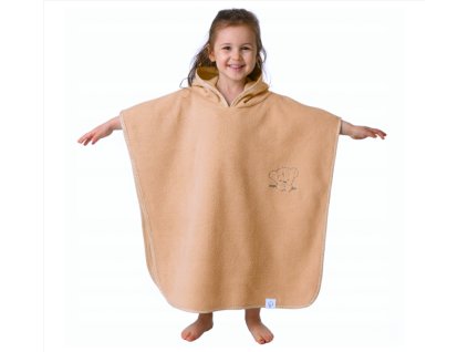 Detská osuška s kapucňou, pončo