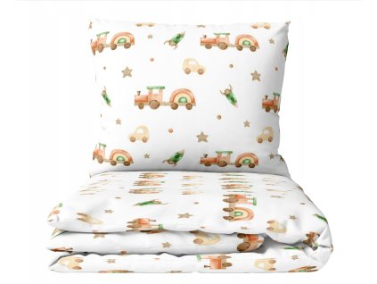 Detské obliečky 120x90 vláčik