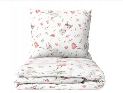 Bavlnené detské obliečky 120x90 myška hryzka