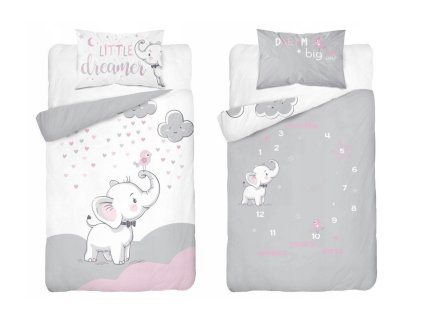 491 bambusove obliecky 100x135 slonik